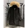 Kanadensisk designer Gooses Mid Length Version Pufferer Down Womens Jacket Down Parkas Winter Thick Warm Coats Womens Windproect Streetwear491