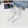 Baotou – chaussures à talons hauts et pointus, Triangle de chat, chaussures à la mode, Style féerique, prads67, nouvelle collection été 2022