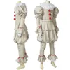 Cosplay The Dancing Clown Cosplay Costume Fancy Halloween Carnival Joker Outfit Adults Full Set Horror Film Clothing With Shoes