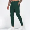 Herrbyxor Spring Autumn Male Solid Color Slim Cargo Homme Casual Fashion Simple All-Match Pencil Trousers Sweatpants Clothing