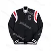 Mode High Street Jassen Heren Dames Honkbaljassen Losse Varsity Bovenkleding Lange mouwen Warme jassen