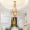 Hanglampen DINGFAN Mooi design moderne woonkamer Led-licht Europese stijl luxe kristallen kroonluchters