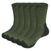 Skarpetki sportowe Yuedge Mens Willing Nacting Mid Calf Thermal Work Trekking Trekking 5 Parspack 231030