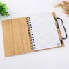 All Bamboo Notebook Creative Student Stationery Leather Cover Board Coil Book