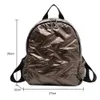 Ryggsäck vinter varmt utrymme ner kvinnors ryggsäck platt scool ryggsäck nylon vinter ryggsäck dagligen bacatlin_fashion_bags