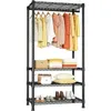 Hangers Ulif H2 Heavy Duty Clothes Rack Garment For Hanging Closet Organizers And Storage Metal Wardrobe System