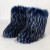 Boots Winter Fuzzy Women Furry Shoes Fluffy Fur Snow Plush lining Slipon Rubber Flat Outdoor Bowtie Warm Ladies Footwear 231030