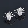 Boucles d'oreilles LEEKER tendance cubique zircone araignée pour femmes or Rose argent couleur mode bijoux arrivée 789 LK3