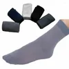 Herensokken 10Pairs Zomer Zijde Ademend Bamboevezel Sport Business Casual Lange Ultradunne Enkel Meias Sox