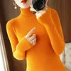 Kobiety swetry jesienne zima kaszmirowa wełna sweter żeńska pullover turtleeck kobiety solidne dama podstawowe miękkie 20 kolorów s-xxl jumper 231030