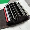 Titulares de cartão de crédito acordeão cartão de crédito carteira moeda bolsa França carteiras de designer marrom xadrez couro pacote de cartão bancário mini carteiras saco de embreagem estilo clássico