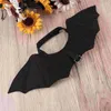 Cão vestuário engraçado animal de estimação traje preto morcego asas cosplay roupas festa de halloween presente po prop para gato filhote de cachorro chien