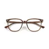 Olive Green Glasses Korean version Kortsiktiga kvinnor Anti-Blue Light Rating Plain Face Thin Square Eye Frame Fashionable Man