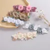 Acessórios de cabelo flor bebê headbands para meninas rendas princesa bandana kawaii banda crianças hoofddeksels opaska nascido turbante macio