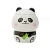 Muggar Cartoon Cute Bamboo Panda Coffee Mug Porcelain Breakfast Oats Milk Office Handgrip Water Cup Kitchen Drinkware 430ml