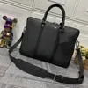 Çanta Tasarımcı Evrak Çıtası Dizüstü Tote Çanta Erkekler Siyah İş Tote Omuz Çantası Messenger Çanta Crossbody Bag Dizüstü Tag