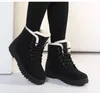 Stiefel Frauen Winter Damen Schnee Schnüren Knöchel Weibliche Rutschfeste Plüschfell Schuhe Warm Halten Botas Plus Größe 3543 231030