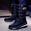 Buty męskie buty zimowe wodoodporne buty śniegu z futra Pluszcze ciepłe mężczyźni buty śnieżne sprężynowe obuwie wygodne dla dorosłych buty 231030