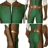 Cosplay dorosły mężczyźni chłopcy Sezonowe ubrania Cosplay Cosplay Deep Green Fighting Strój Halloween Party Pełne rekwizyty