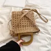 Shoulder Bags Women's Luxury Bag 2023 Straw Bag Woven Handbag Designer Bag Summer Wallet Pull Rod Closed Beach Soul Bagcatlin_fashion_bags