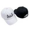 Casquettes de baseball Mode Bébé Mariée Lettre Broderie Papa Chapeau Réglable Parti Ombrage Été Couleur Unie Unisexe Casquette De Baseball À Visière