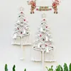 Decorazioni natalizie Albero di Natale macramè Albero di pino bianco Natale appeso a parete Decorazioni natalizie Boho Decorazioni natalizie in fattoria Regalo natalizio unico 231027