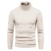 Męskie swetry jesienne i zimowe golf ciepł moda Silny kolor SWEATER SWEAT SWIM SLIM PULLOVER MĘŻCZYZNY SWATER SWEAT Koszula 231027