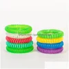 Lutte antiparasitaire Bracelets anti-moustiques Bracelet à main Bracelet téléphonique Chaîne d'anneau anti-moustique Bracelet Drop Livraison Maison Jardin Househ Dhbta