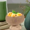 Dinnerware Sets Fruit Bowl Home Decoration Coconuts Holder Unique Coconuts-shell Cups Ornament Novelty Bowls Decorative Salad