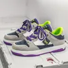 Классические туфли Фиолетовые мужские кроссовки Trend Брендовые мужские повседневные удобные спортивные кроссовки для модного дизайнера на осень 231030