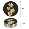 Tapis de Table Magnolias, napperons pour la cuisine, accessoires de décoration de café, sous-verres en céramique