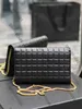 10A Mirror Quality Designers Small Chain Flap Bag 23cm Womens Lambskin Real Leather Quilted Purse Luxurys Handbags Crossbody Black Shoulder Bag With Box