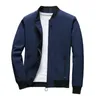 Herenjassen Lente en herfst Pilot Mock Neck Jacket Baseball Ademend Winddicht