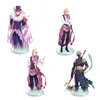 Chaveiros Anime Stand Radiant Tale Jinnia Acrílico Figura Display Desktop Decoração 15cm