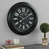 Wall Clocks Co. Черные аналоговые часы Rawley для фермерского дома 15,5 x 1,875 дюйма