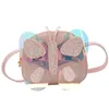 Handbags Kids Butterfly Paillette Messenger Bag Shoulder PU Cartoon Girls Princess Handbag Travel Baby Mini Coin Purse 231030