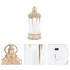 Castiçais Ramadan Lanterna LED Night Lamp Desktop Decor