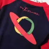 Nuove felpe con girocollo per bambini Stampa di cartoni animati T-shirt a maniche lunghe per bambini Taglia 100-150 Design di giunture T-shirt per bambini Oct15