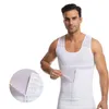 Mäns kroppssaxar korsett topp män kropp shapers magen kontroll tight t-shirt fitness elastisk skönhet buk tank toppar midje tränare formewear 231030