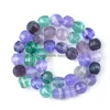 Stone Natural Fluorite Bamboo Shape Bead Loose Spacer Lucky for Smycken Making DIY Halsband Armband Tillbehör Drop Leverans Pärlor DHBZA