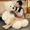 Pluszowe lalki Wysokiej jakości gigantyczna lalka American Bear Miękkie nadziewane zwierzę zwierzęta zabawki dla dzieci dziewczęta Valentine Lover Prezent urodzinowy 231030