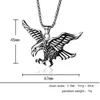 Eagle Pendant Necklaces Women Mens Stainless Steel Couple Jewelry for Neck Fashion Christmas Valentines Gifts for Girlfriend Wholesale