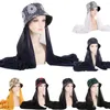 Vêtements ethniques Casquette de baseball Bubble Perle Châle en mousseline de soie avec chapeau Wrap Voile Instant Hijabs Bandana Turban Femmes musulmanes Prêt à porter la tête