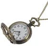 Карманные часы Серебряные кварцевые часы с бабочкой и арабскими цифрами, часы унисекс с подвеской в форме лошади, цепочка и ожерелье