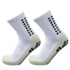 2 Pairs Set Men Grip Soccer Socks and Knee Pads Calf Sleeves Adult Youth Non Slip Leg Shin Guards for Basketball Football Sports