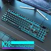 Keyboards Computer Keyboard Waterproof Portable Gaming Backlit Ergonomics Colorful Accessories 104 Keys Usb 231030