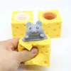 Cat Toys Creative Cheese Mouse Cup Pinch Mouth Vent Squirrel Funny Accessories Pet Supply 1piece