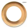 Tallrikar Restaurangplatta keramiska bordsartiklar Western Wedding Gold Rim Gilt Luxury Dyner Porslin