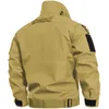 Vestes pour hommes Veste de bombardier tactique militaire Veste de sport en plein air Coupe-vent Coupe-vent imperméable à plusieurs poches Moto de haute qualité