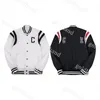 Mode High Street Jassen Heren Dames Honkbaljassen Losse Varsity Bovenkleding Lange mouwen Warme jassen